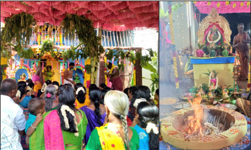 தூத்துக்குடி ஸ்பிக், பாரதி நகர் கருமாரியம்மன் கோவில் கும்பாபிஷேகம்