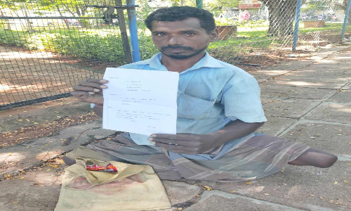 3 சக்கர சைக்கிளுக்காக 5 வருடமாக மாற்றுத்திறனாளி தவிப்பு