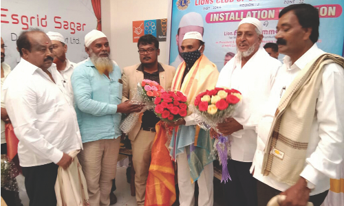 தேன்கனிக்கோட்டையில்  அரிமா சங்க நிர்வாகிகள் பதவியேற்பு