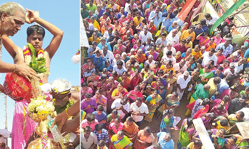 சேர்வராயன் பாளையம்  மாரியம்மன் கோவில் கும்பாபிஷேக விழா