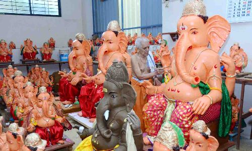 இந்து முன்னணி சார்பில் திருப்பூர் மாவட்டத்தில் 5000 விநாயகர் சிலைகள் பிரதிஷ்டை