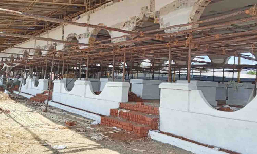 பல்லடம் அல்லாளபுரம் உலகேஸ்வரர் கோவில் கும்பாபிஷேக பணிகள் தீவிரம்