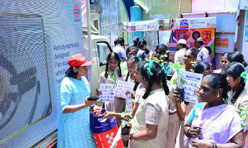 இந்தியன் ஆயில் நிறுவனம் சார்பில் கேஸ் சிலிண்டர் குறித்து பாதுகாப்பு விழிப்புணர்வு பிரசாரம்