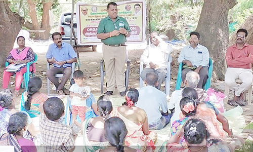 அங்கக சான்று குறித்து விவசாயிகளுக்கு பயிற்சி