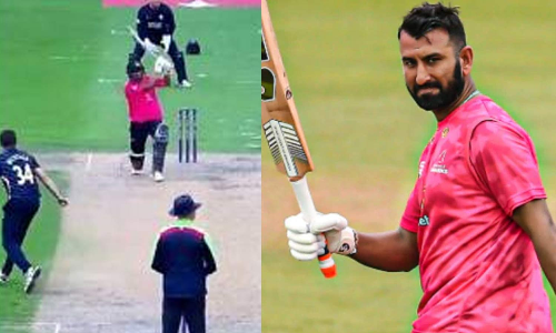 கவுன்டி கிரிக்கெட்: 3-வது சதத்தை பதிவு செய்த புஜாரா- அதிரடி காட்டும் வீடியோ
