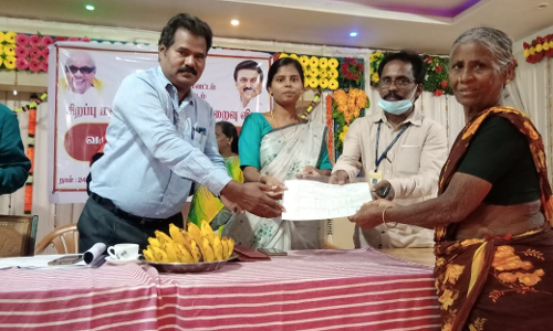 திருநெடுங்குளம் ஊராட்சியில் சிறப்பு மனுநீதி நாள் முகாம்.