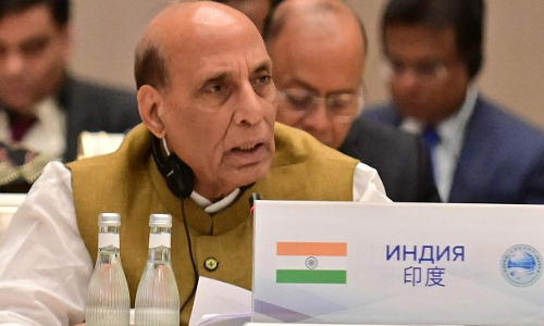 உலக அமைதி மற்றும் பாதுகாப்புக்கு தீவிரவாதம் மிகப்பெரும் சவாலாக உள்ளது- ராஜ்நாத்சிங்