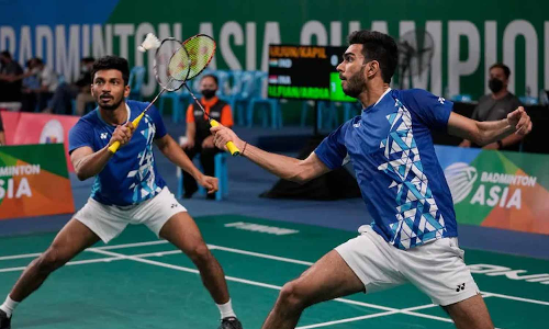 உலக பேட்மிண்டன் போட்டி: எம்ஆர் அர்ஜுன் - துருவ் கபிலா ஜோடி காலிறுதிக்கு தகுதி