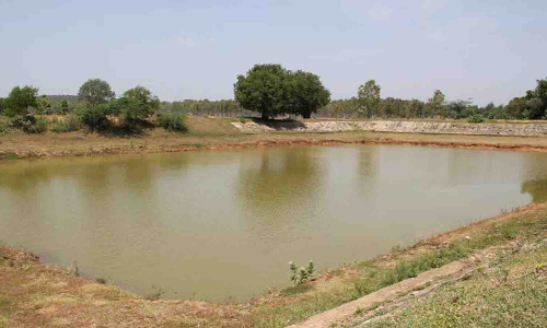 குளம், குட்டைகளில் கழிவுநீர் நேரடியாக கலப்பதை தவிர்க்க செங்குத்து உறிஞ்சு குழி