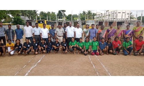 ஸ்ரீசரஸ்வதி வித்யாலயா மேல்நிலைப்பள்ளியில்  சரக அளவில் விளையாட்டு போட்டி