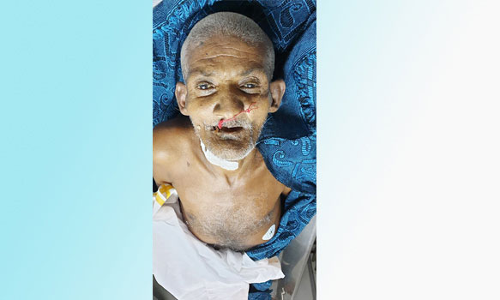 மயங்கி விழுந்து இறந்த முதியவர் யார்?