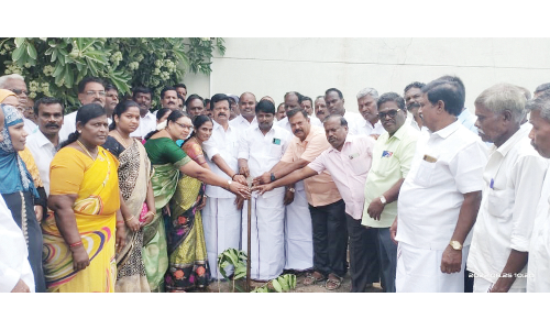 மத்தூர் ஊராட்சி ஒன்றிய தொடக்கப்பள்ளிக்கு   ரூ.18.80 லட்சம் மதிப்பீட்டில் கூடுதல் வகுப்பறை கட்டிடம் கட்ட பூமி பூஜை