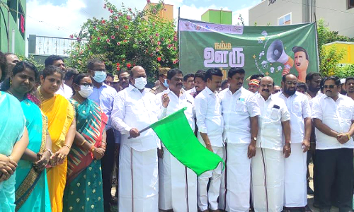 பாய்ச்சல் கிராமத்தில் தூய்மை பணிகள் தொடக்கம்