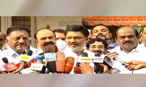 ஓபிஎஸ் உடன் திரைப்பட இயக்குநர் பாக்கியராஜ் சந்திப்பு- எல்லாரும் ஒன்று சேருவார்கள் என பேட்டி