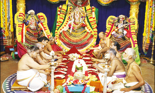 திருப்பதி கபிலேஸ்வரசாமி கோவிலில் குங்கும லட்சார்ச்சனை