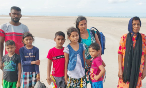 இலங்கையில் இருந்து 5 சிறுவர்கள் உள்பட 8 பேர் அகதிகளாக தனுஷ்கோடி வருகை