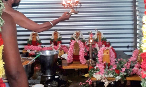 மேலாத்தூரில்  சாஸ்தா கோவிலில் பாலாலய விழா