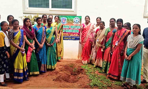 இலத்தூர் பாரத் கல்வியியல் கல்லூரியில்  பசுமை நாள் விழா