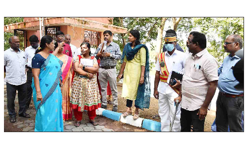 தருமபுரி ராமக்காள் ஏரியை   மேம்படுத்துவது குறித்து கலெக்டர் ஆய்வு