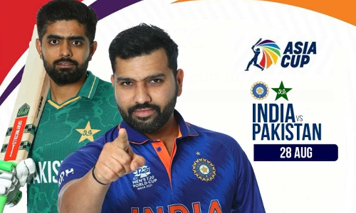 ஆசிய கோப்பை கிரிக்கெட்:  இந்தியா-பாகிஸ்தான் நாளை மோதல்