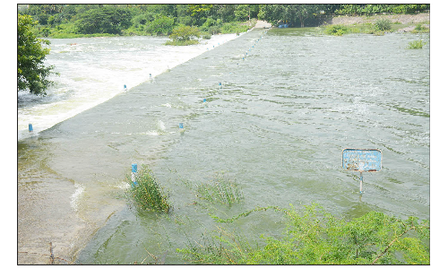 கே.ஆர்.பி. அணைக்கு நீர்வரத்து அதிகரிப்பு:  5 மாவட்டங்களுக்கு வெள்ள அபாய எச்சரிக்கை
