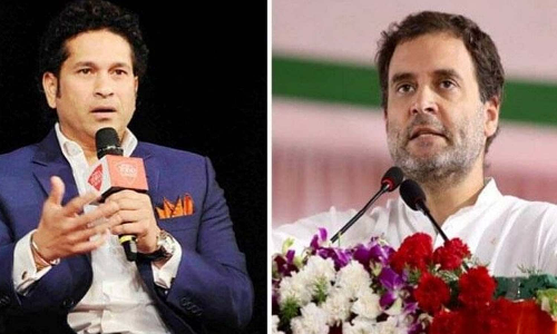 இந்தியா-பாகிஸ்தான் கிரிக்கெட் போட்டியை காண ஆவலோடு காத்திருப்பதாக சச்சின், ராகுல் காந்தி கருத்து