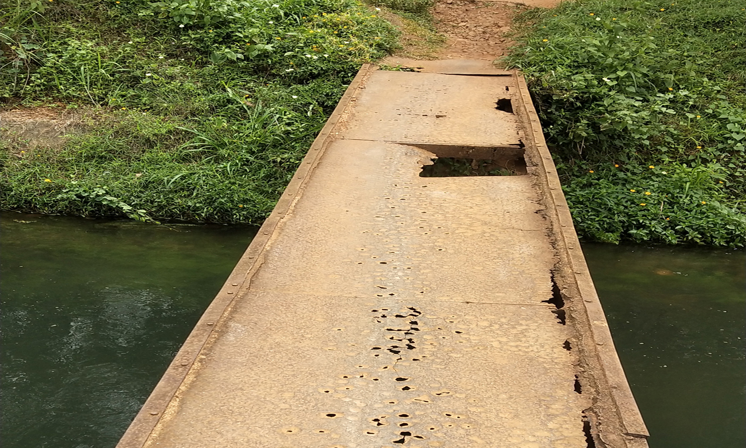பொன்மனை அருகே சேதமான நிலையில் உள்ள இரும்பு பாலத்தை மாற்ற வேண்டும் - கிராம மக்கள் அரசுக்கு கோரிக்கை பொன்மனை அருகே சேதமான நிலையில் உள்ள இரும்பு பாலத்தை மாற்ற வேண்டும் - கிராம மக்கள் அரசுக்கு கோரிக்கை