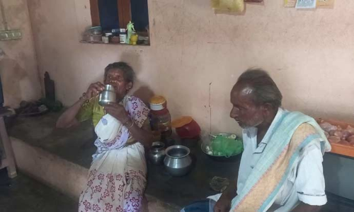 வந்தவாசியில் 40 ஆண்டுகளாக மழைநீரை மட்டுமே குடித்து வரும் தம்பதி