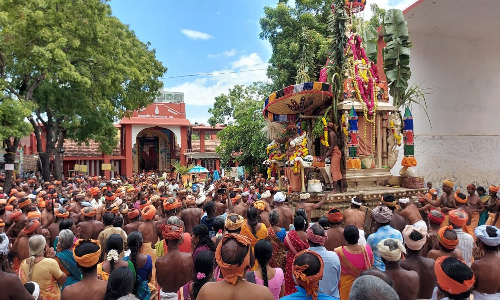 சாமிதோப்பு அய்யா வைகுண்டசாமி தலைமைப்பதியில் தேரோட்டம்