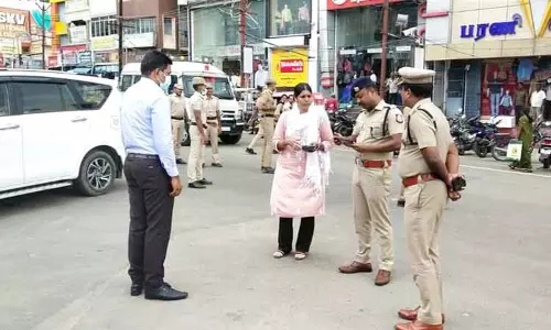 விநாயகர் சிலை ஊர்வலம் செல்லும் வழித்தடங்களில் டி.ஐ.ஜி. ஆய்வு