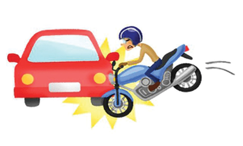 பைக் மீது கார் மோதி தொழிலாளி பலி