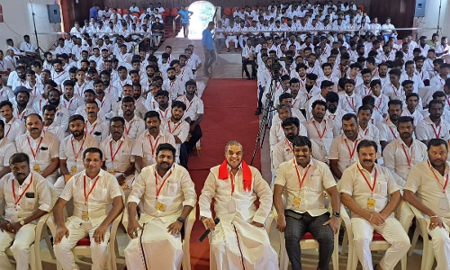 கூடலூரில் திராவிட மாடல் பயிற்சி பாசறை கூட்டம்