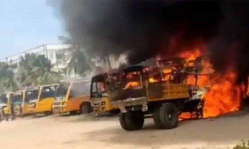 கள்ளக்குறிச்சி கலவரம்- 4 பேர் மீது பாய்ந்தது குண்டர் தடுப்புச் சட்டம்