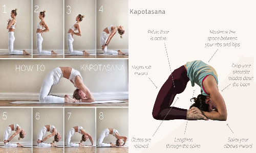 கால் தசைகளையும் மூட்டுக்களையும் பலப்படுத்தும் இராஜ கபோடாசனம்