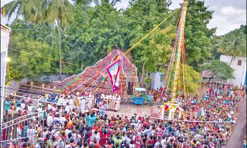 வாடிப்பட்டி ஆரோக்கிய அன்னை ஆலய திருவிழா தொடங்கியது
