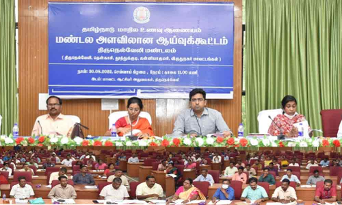 நெல்லை மண்டலத்தில்   மாற்றுத்திறனாளிகளுக்கு குடும்ப அட்டை வழங்குவதில்   முன்னுரிமை கொடுக்க வேண்டும்-உணவு ஆணையத் தலைவர் உத்தரவு