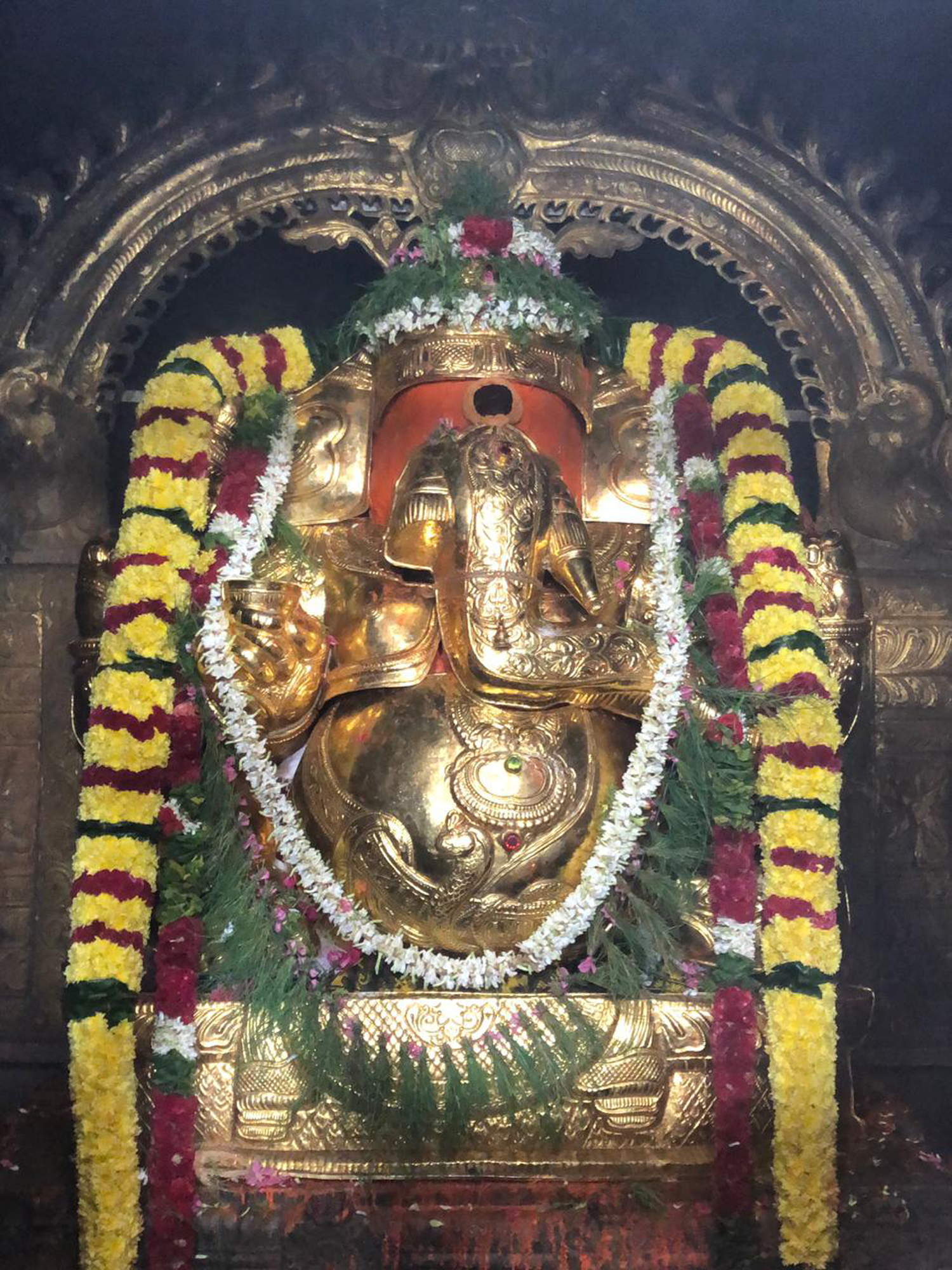 சம்பந்த விநாயகருக்கு தங்க கவச அலங்காரம் | Tiruvannamalai News Gold armor decoration for Sambandha Vinayaka