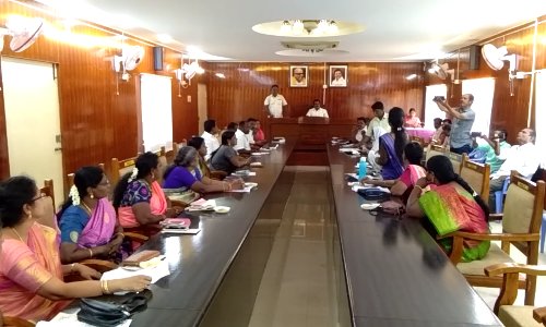 அறந்தாங்கி நகராட்சியில் சாதாரண கூட்டம்