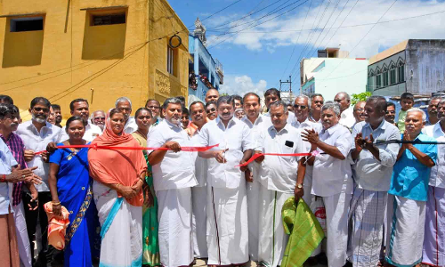 கடையநல்லூரில் ரூ.5 லட்சம் மதிப்பில் புதிதாக சீரமைக்கப்பட்ட பாலம்