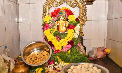 தோரணமலை கோவிலில்  1008 கொழுக்கட்டை படையலுடன் விநாயகர் சதுர்த்தி விழா