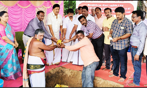 ராணிப்பேட்டை சிப்காட் பகுதியில் புதிய சேமிப்பு கிடங்கு