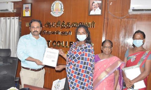 கல்லூரியில் திருநங்கைக்கு அனுமதி மறுப்பு- கலெக்டர் நடவடிக்கையால் அரசு கல்லூரியில் இடம் கிடைத்தது