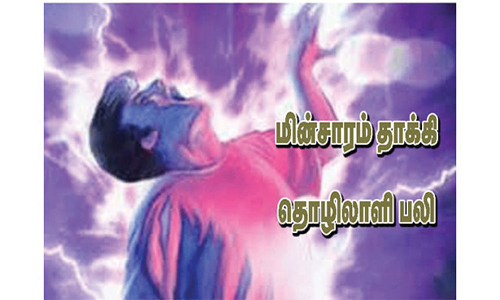 மின்சாரம் தாக்கி தொழிலாளி பலி
