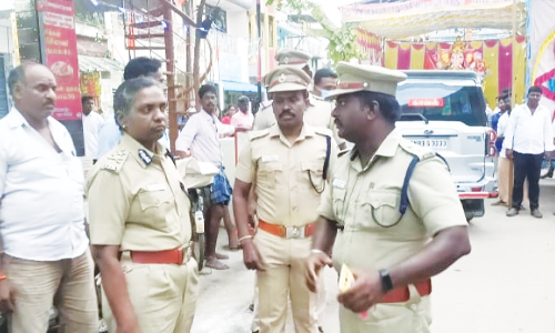 விநாயகர் சிலை செல்லும் பாதைகளில் ஐ.ஜி. ஆய்வு