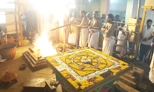 வரதராஜ பெருமாள் கோவிலில் சுவாதி நட்சத்திர மகா யாகம்