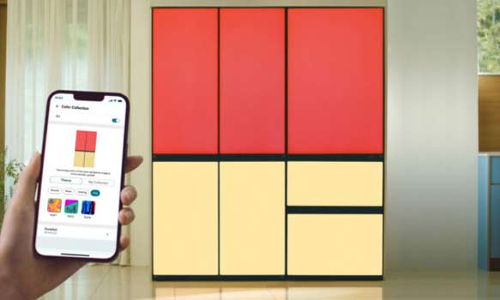 நிறம் மாறும் ஆப்ஷன், ப்ளூடூத் ஸ்பீக்கர் கொண்ட புது குளிர்சாதன பெட்டி அறிமுகம்