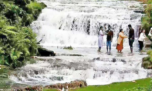 கொடைக்கானலில் தொடர் மழையால் அருவிகளில் ஆர்ப்பரித்து கொட்டும் தண்ணீர்