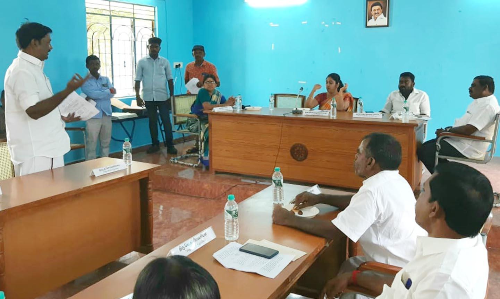 சாக்கோட்டை ஒன்றியக்குழு கூட்டம்