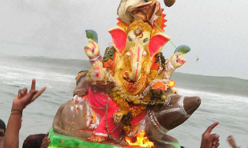 விநாயகர் சிலைகள் கரைப்பு