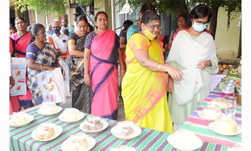 ஊட்டச்சத்து மிக்க பொருட்கள் குறித்த கண்காட்சி